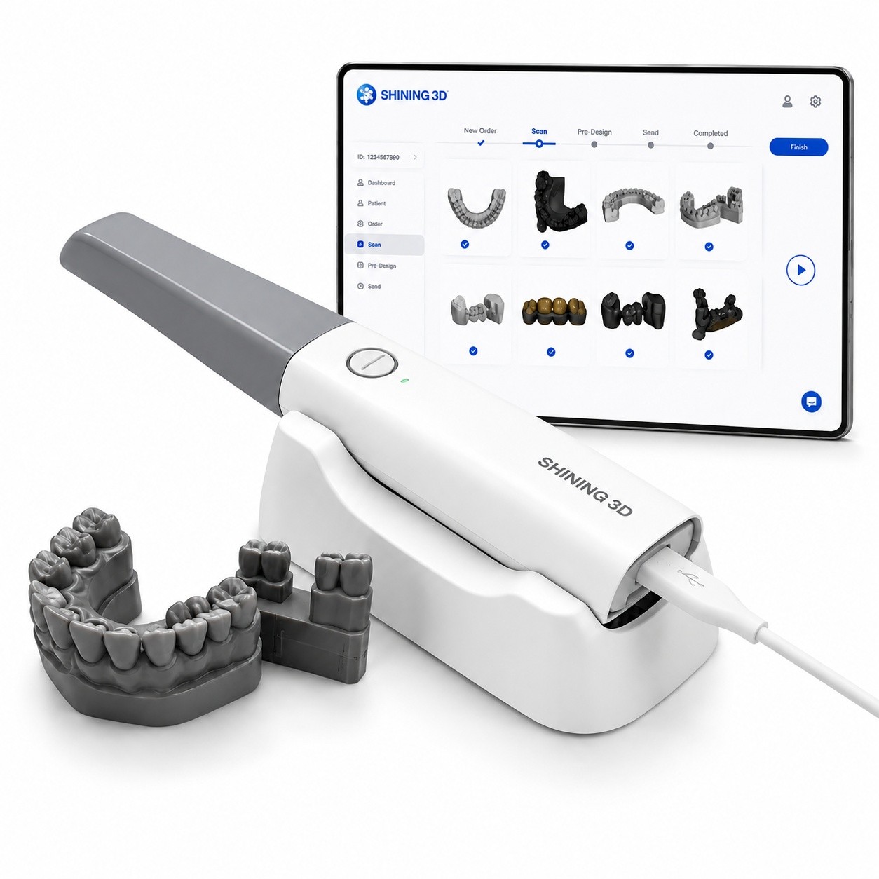 اسکنر داخل دهانی SHINING 3D Aoralscan Lync